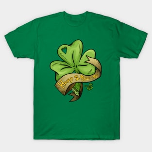 Happy Patrick's Day Shamrock T-Shirt